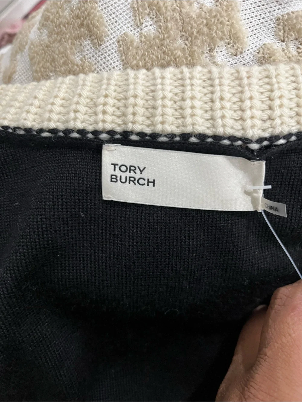 Tory Burch Kendra chunky wool cardigan